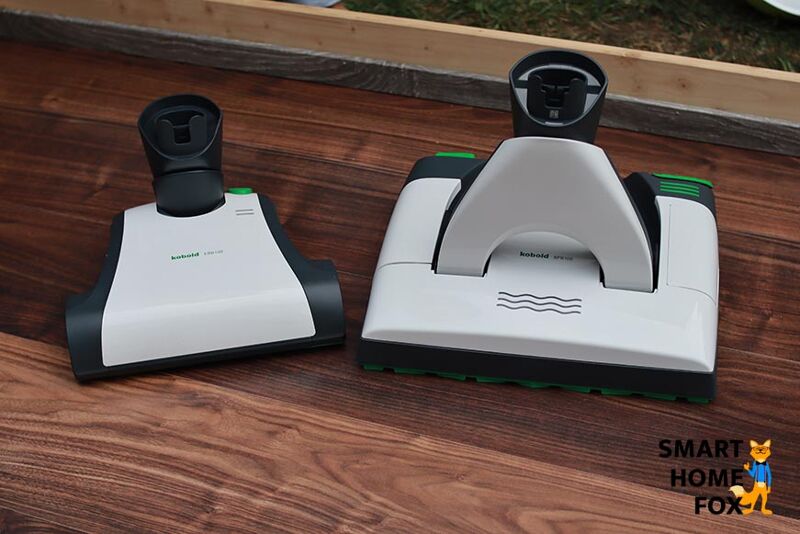 The two attachments from Vorwerk: VB100 and SPB100